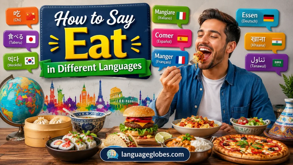 How to Say Eat in Different Languages