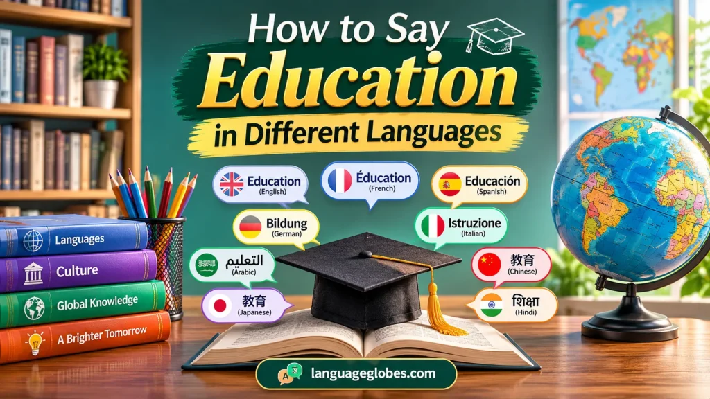 How to Say Education in Different Languages