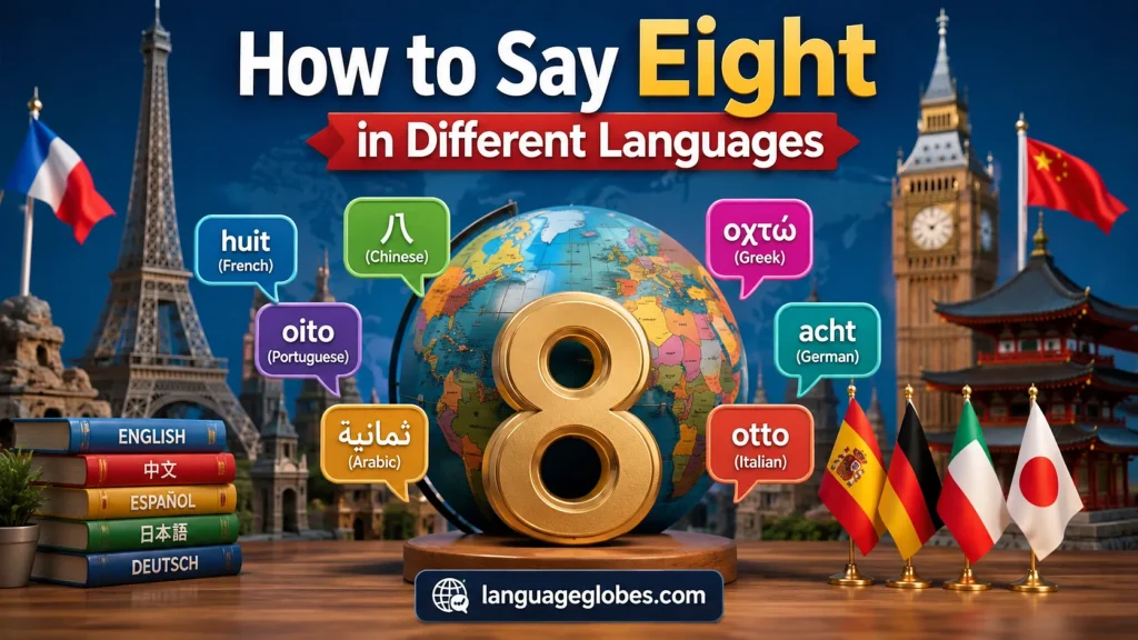 How to Say Eight in Different Languages