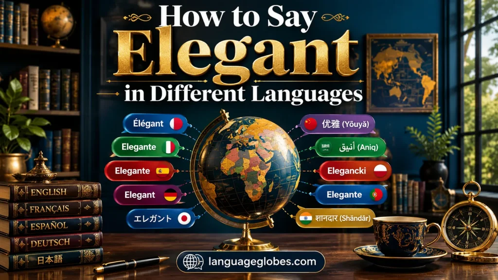 How to Say Elegant in Different Languages