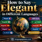 How to Say Elegant in Different Languages