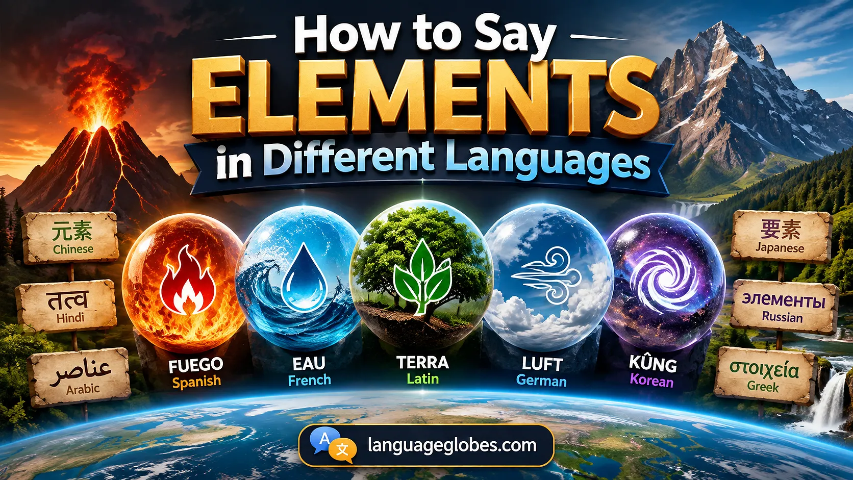 How to Say Elements in Different Languages