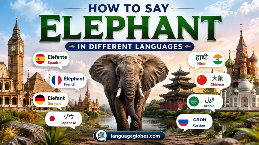 How to Say Elephant in Different Languages