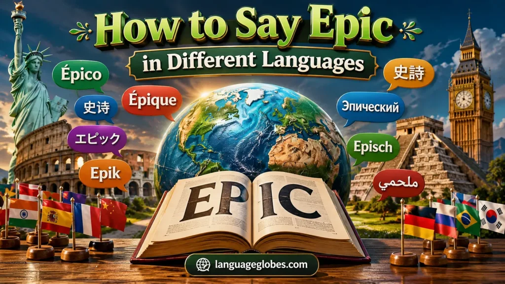 How to Say Epic in Different Languages