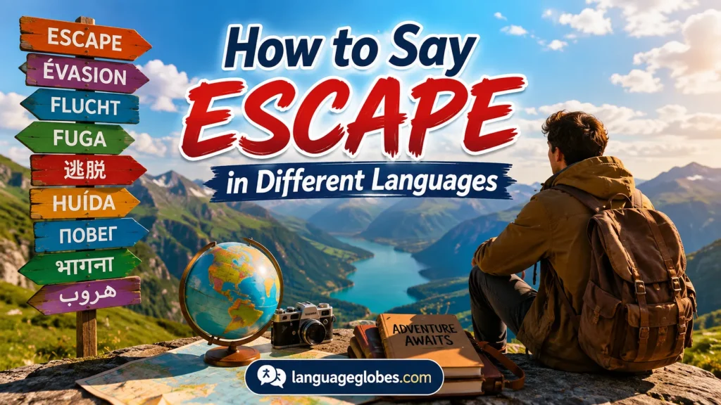 How to Say Escape in Different Languages