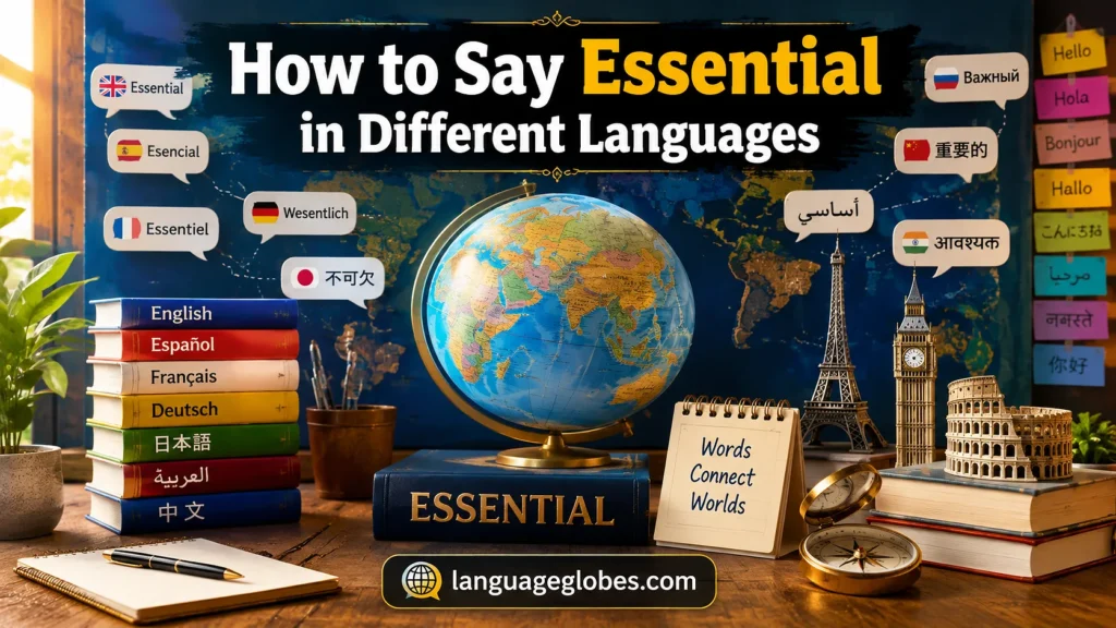 How to Say Essential in Different Languages